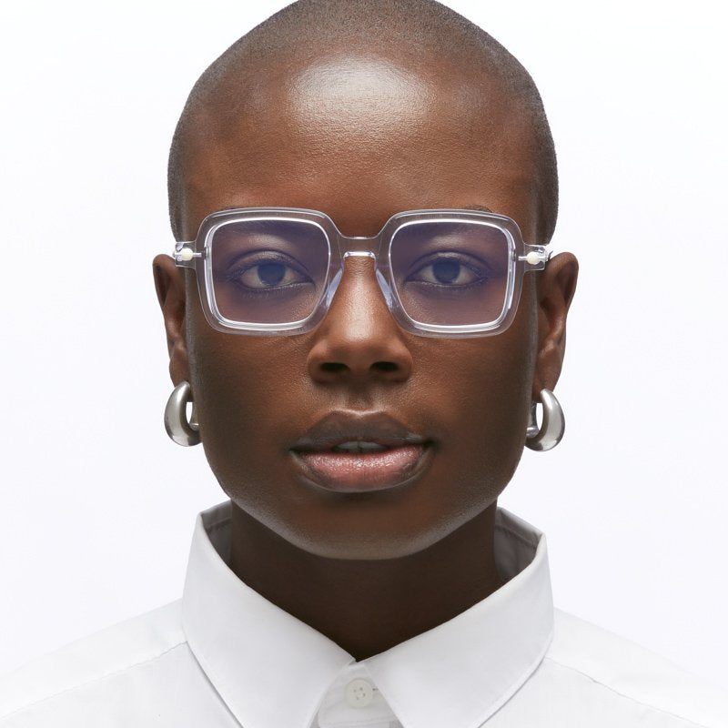 KUBORAUM Maske P21 Crystal eyeglasses, detail view