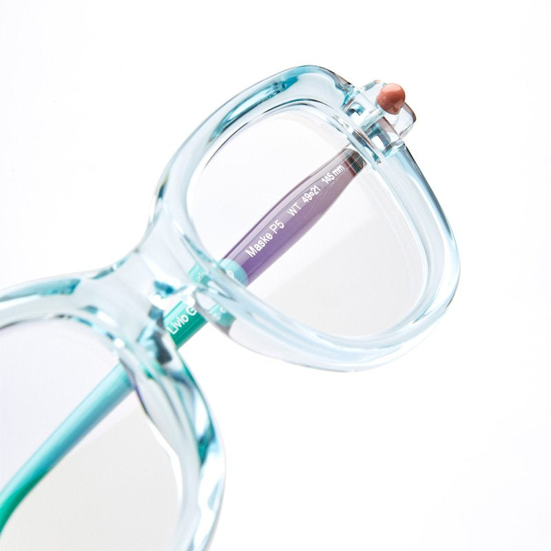 KUBORAUM Maske P5 Light Blue eyeglasses, detail view