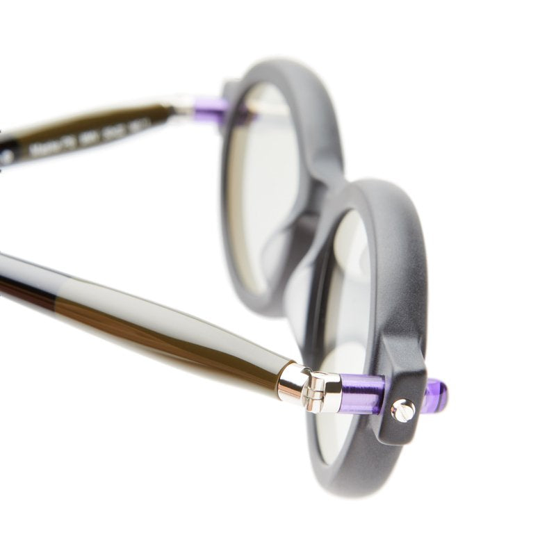 KUBORAUM Maske P6 Black Matt eyeglasses, side view