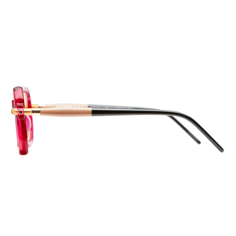 KUBORAUM Maske P8 Magenta sunglasses, angled view