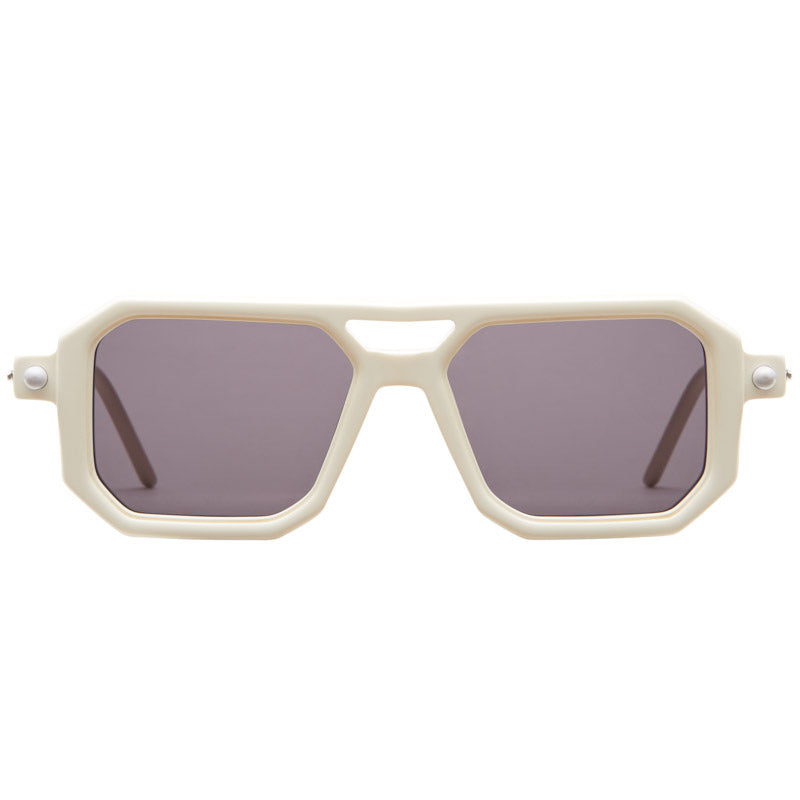 KUBORAUM Maske P8 White sunglasses, front view