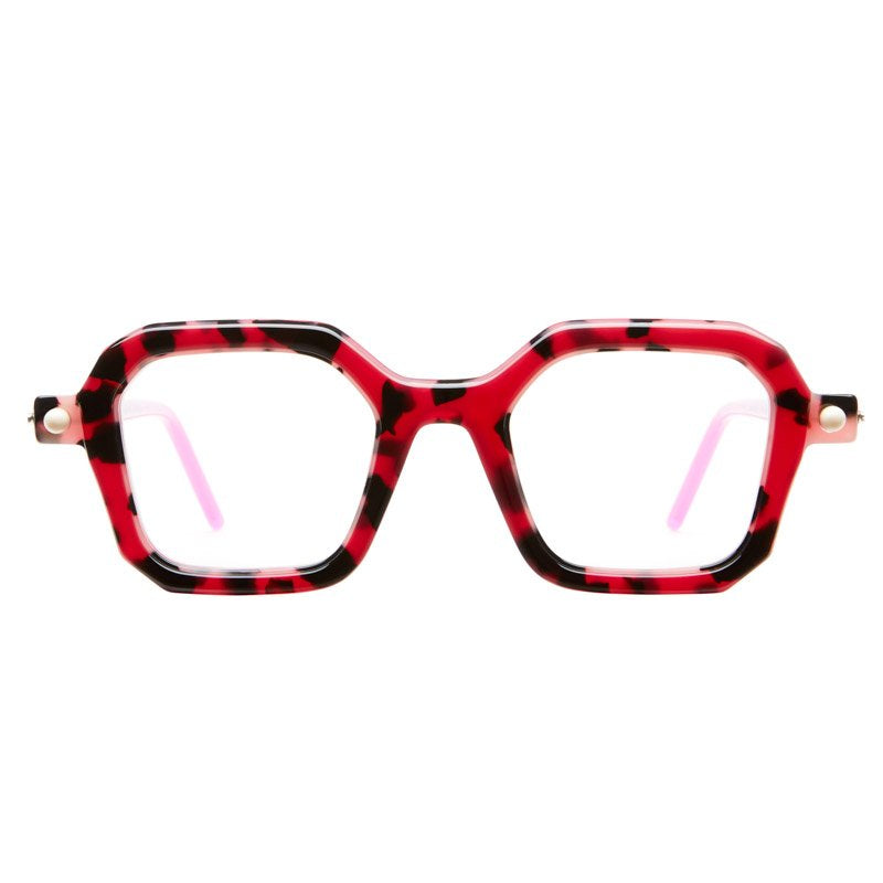 KUBORAUM Maske P9 Red Havana eyeglasses, front view