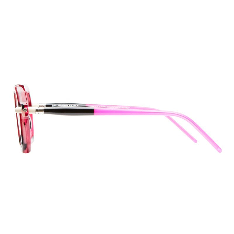 KUBORAUM Maske P9 Red Havana eyeglasses, angled view