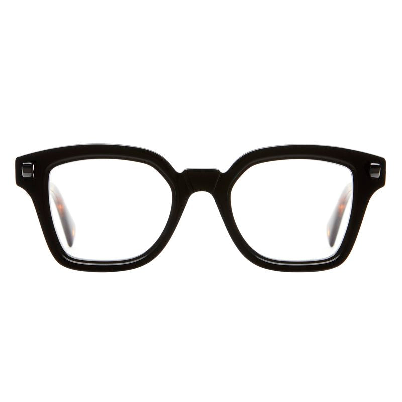 KUBORAUM Maske Q3 Black Shine eyeglasses, front view