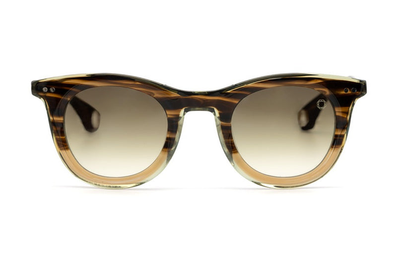 Blake Kuwahara Reed Umber sunglasses, front view