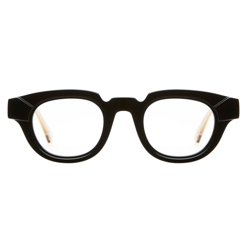 KUBORAUM Maske S1 Black Shine eyeglasses, front view