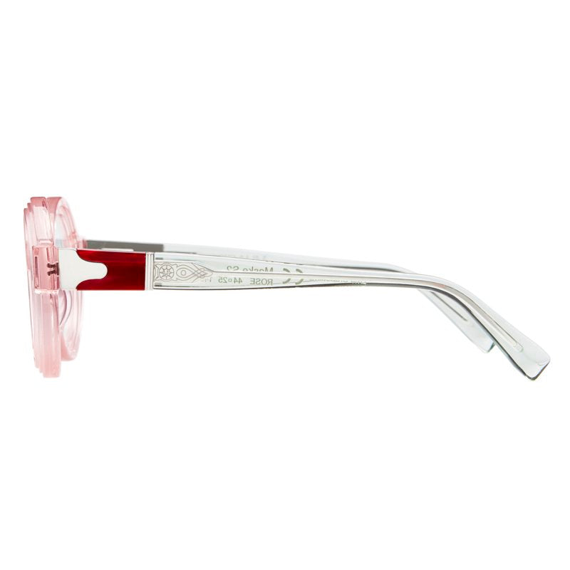 KUBORAUM Maske S2 Rose eyeglasses, angled view