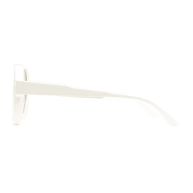 KUBORAUM Maske T11 Off-White sunglasses, angled view