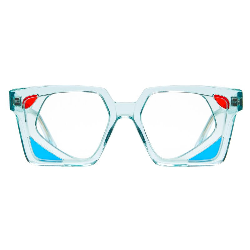 KUBORAUM Maske T6 Light Blue eyeglasses, front view