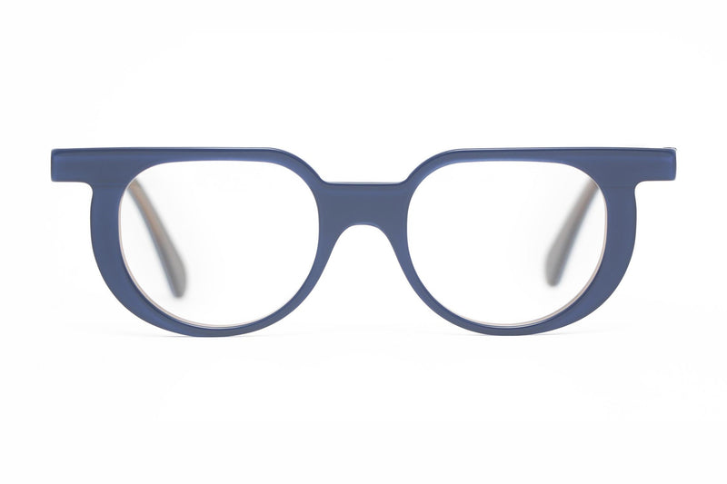 Henau Triton Slate Blue eyeglasses, front view