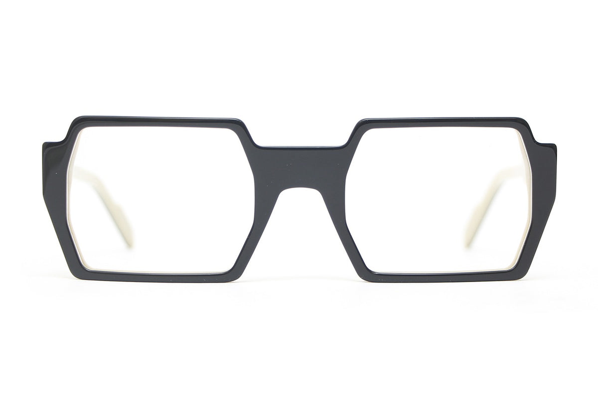 Henau Victor Charcoal eyeglasses, front view