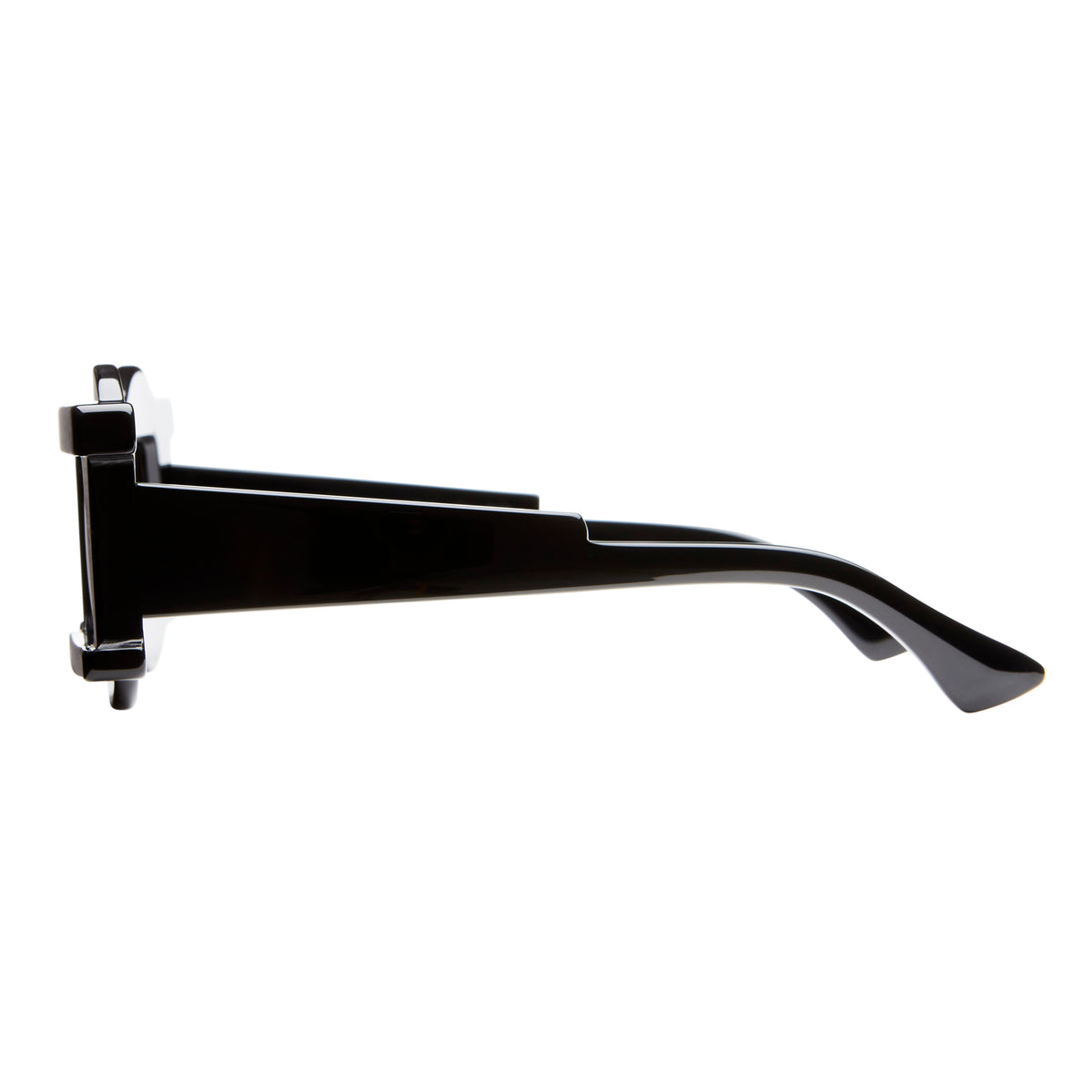 KUBORAUM Maske X20 Black Shine sunglasses, angled view