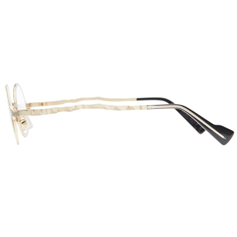 KUBORAUM Maske Z17 Gold eyeglasses, angled view