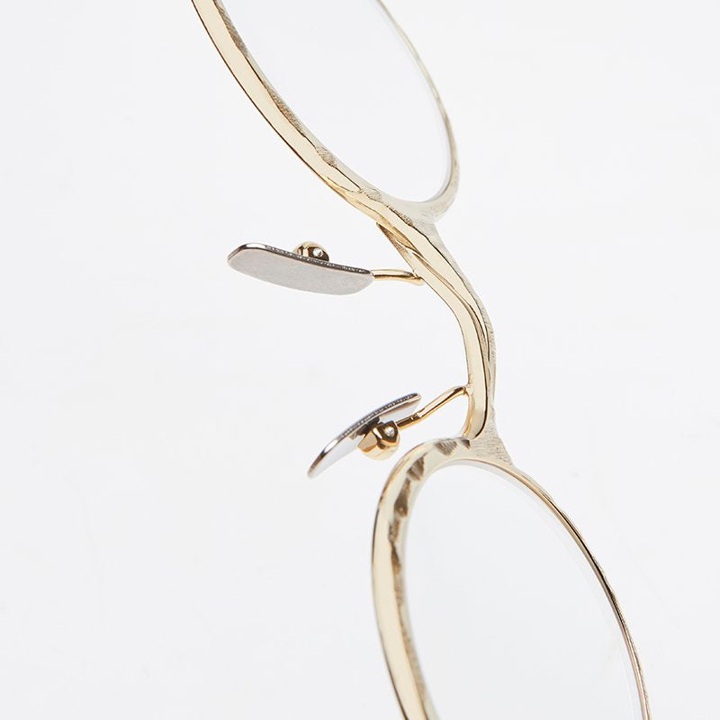 KUBORAUM Maske Z17 Gold eyeglasses, temple detail