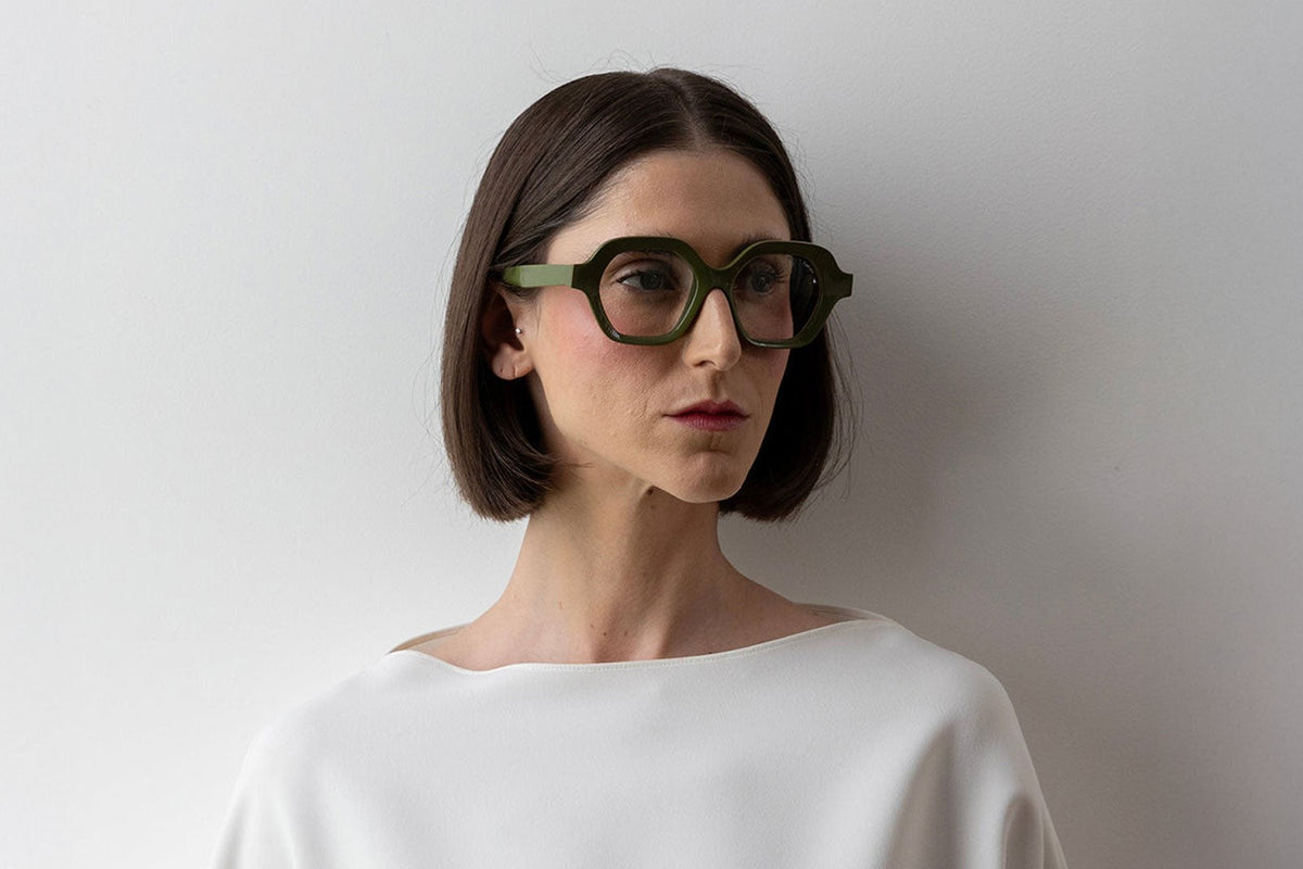 LAPIMA Alice Abacate eyeglasses, worn, three-quarter