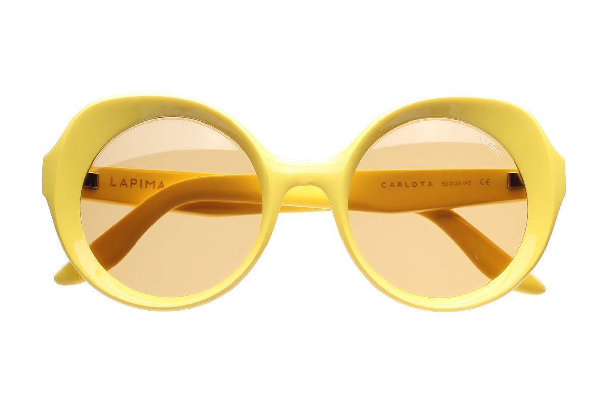 LAPIMA Carlota Yellow sunglasses, front view