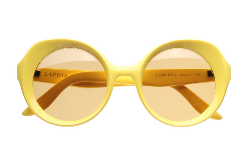 LAPIMA Carlota Yellow sunglasses, front view