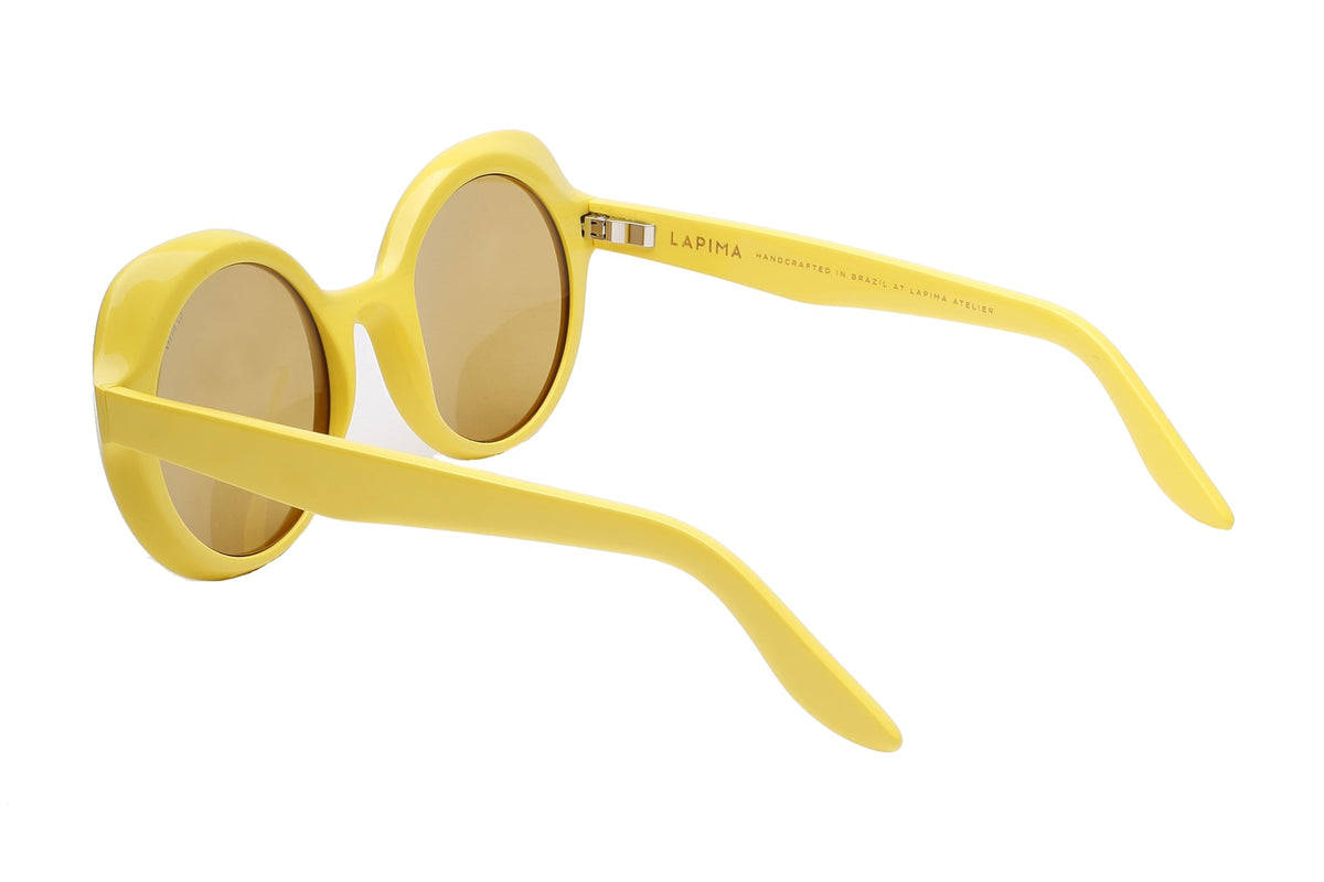 LAPIMA Carlota Yellow sunglasses, angled view