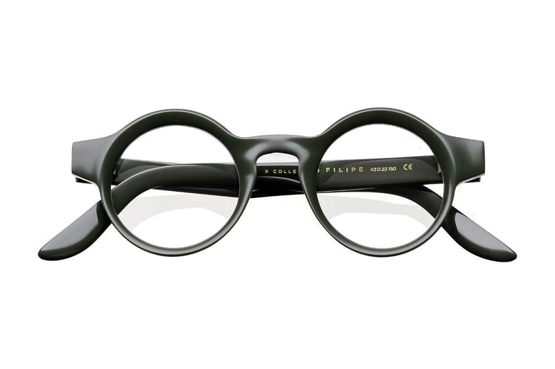 LAPIMA Filipe Green eyeglasses, front view