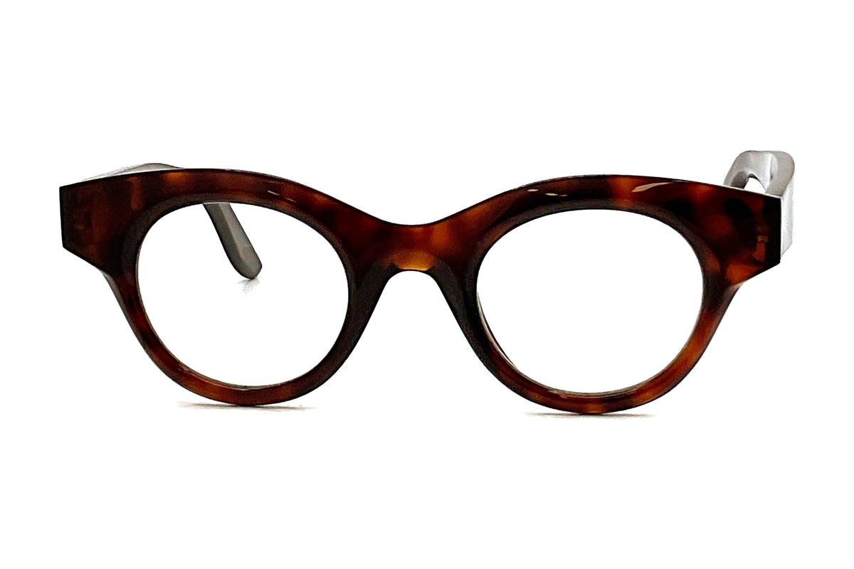 LAPIMA Guga Petit Havana eyeglasses, front view, temples open