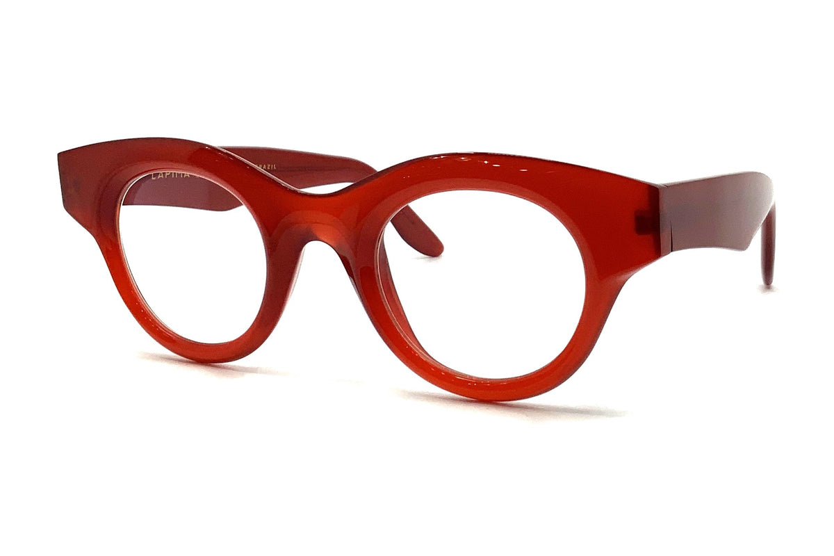 LAPIMA Guga Petit Red eyeglasses, angled view
