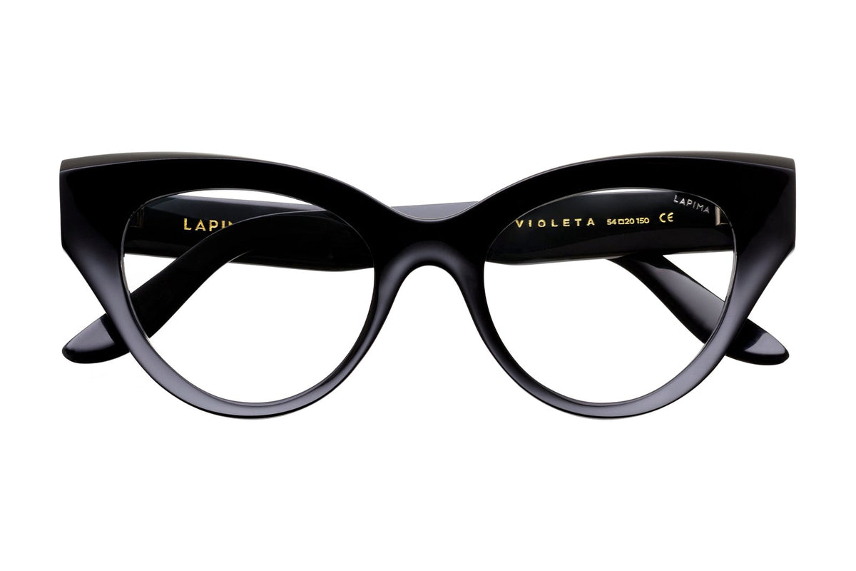 LAPIMA Violeta Black eyeglasses, front view