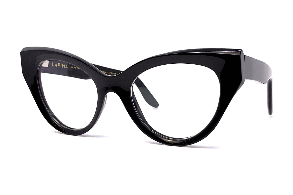 LAPIMA Violeta Black eyeglasses, angled view